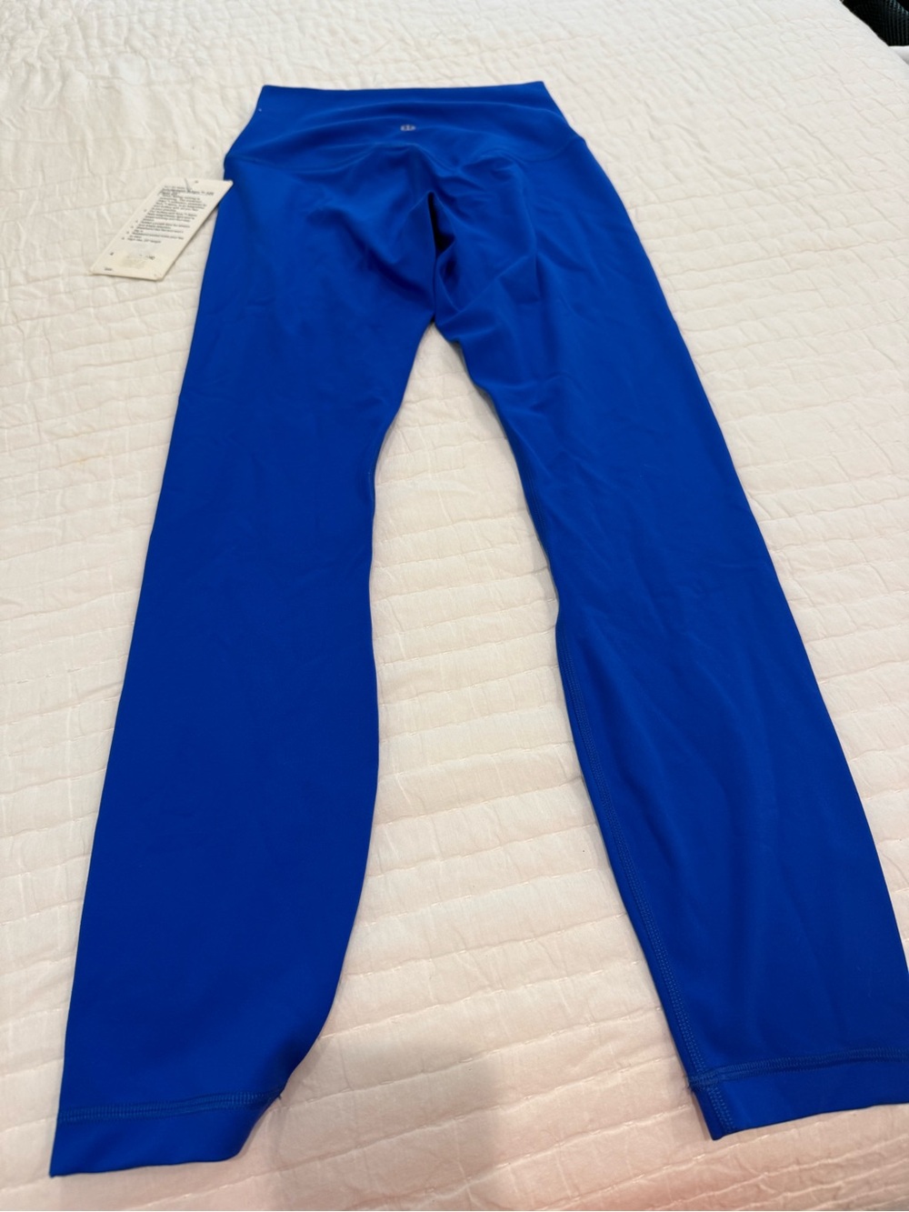 Lululemon NWT blue leggings size 4 - Picture 3 of 6